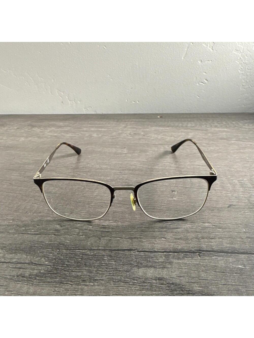 Ray Ban Eyeglasses RB 6421 3001 Brown Tortoise Gold FRAMES ONLY 52-18-140